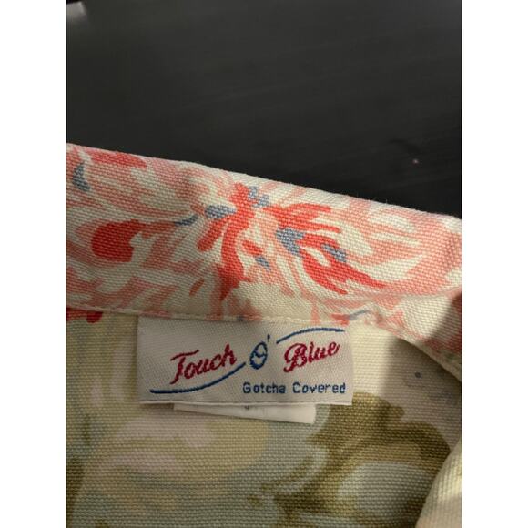 Touch O' Blue Jacket Womens Medium Floral Snap Front Multicolor Made USA - Picture 3 of 8